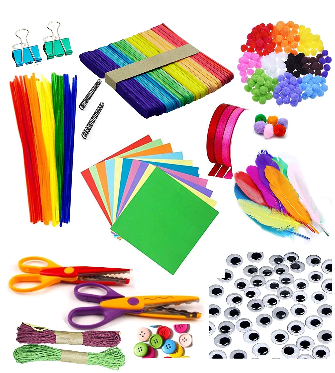 Imprint  Arts and Crafts Supplies Kit Over 1000 Pieces with a