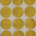 Good Quality Round Shape Golden self Adhesive Sticker 25 mm Dia 80 Pcs