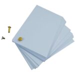 Punched Card Stock, Index Cards 3"x 5" White, 50 in This Package