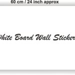 White Board Sticker for Wall,almirah 18 * 24 inches Approx Pack of 1