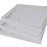 Premium Recipe Cards - 4x6 Double Sided - Set of 25 Card Stock with Lines